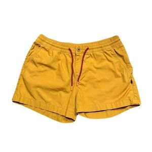 Cotopaxi Salto Women’s Ripstop Shorts Yellow/Mustard Size Medium 3.5 Inches